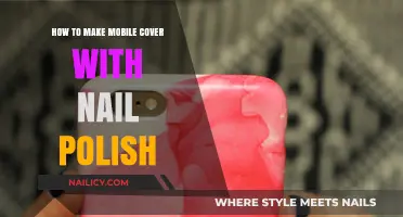 DIY Mobile Cover: Creative Nail Polish Design Ideas & Tips