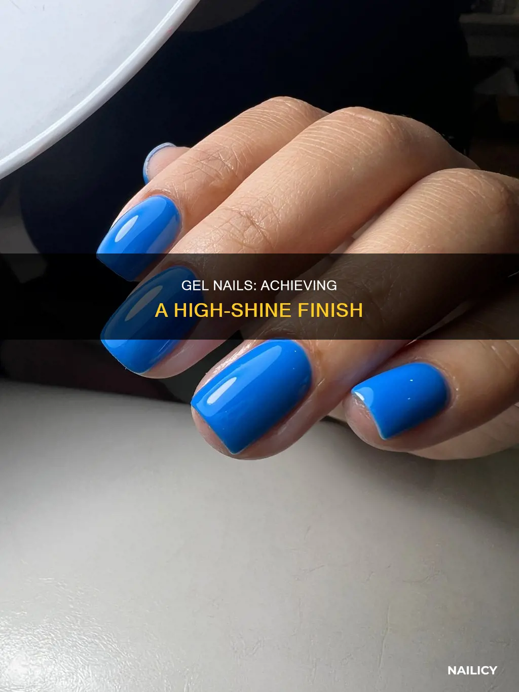 how to make my gel nails shine