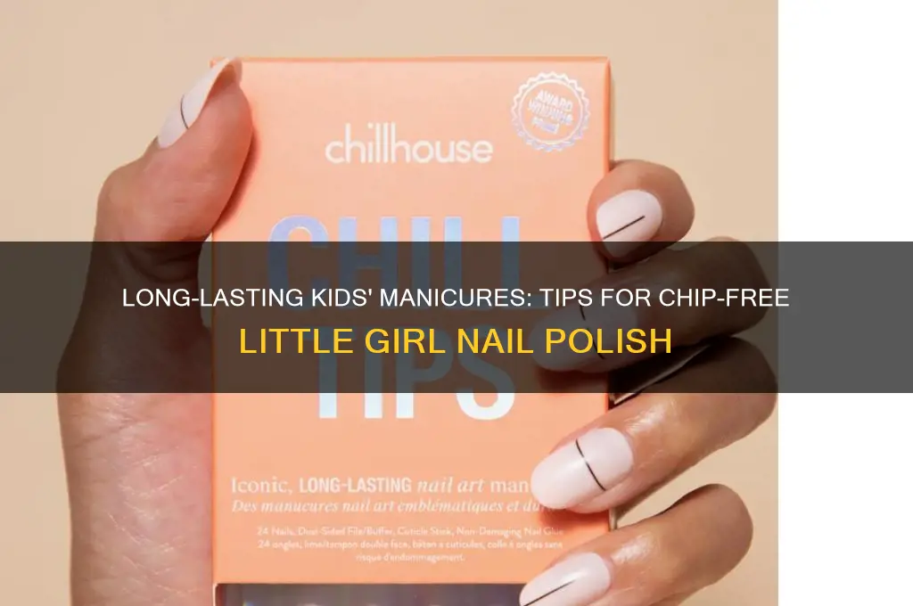 how to make my little girls nail polish stay on