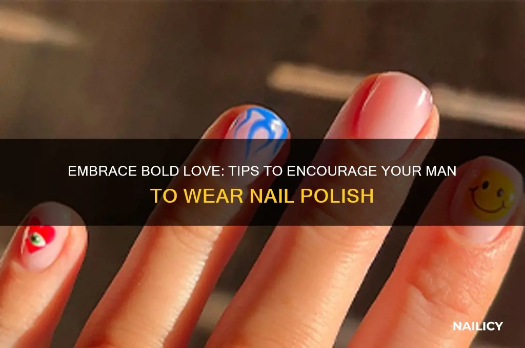 how to make my man where nail polish