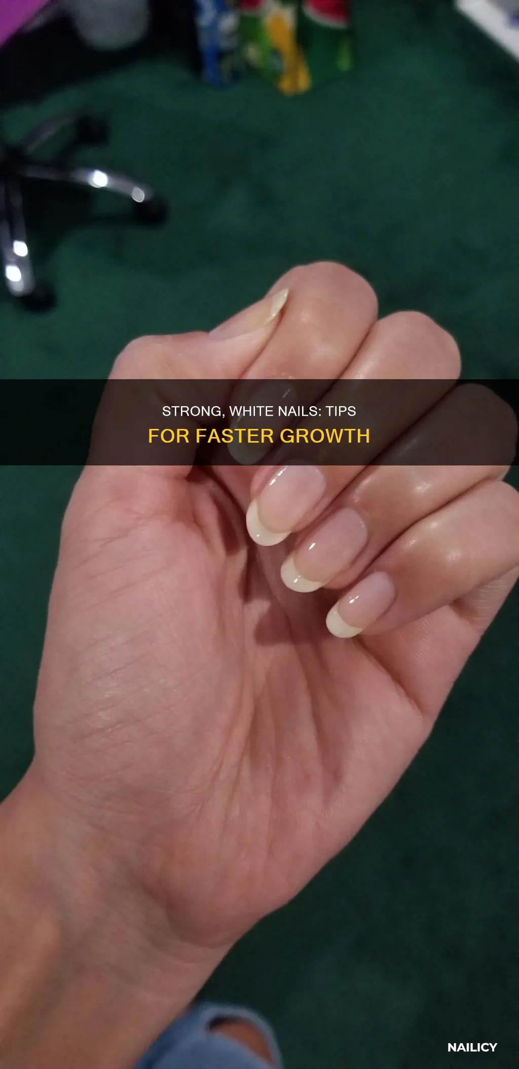 how to make my nails grow faster and white