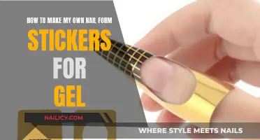 Creating Custom Nail Form Stickers for Gel Perfection