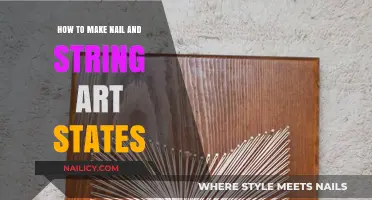 Creative String Art States: Easy DIY Nail & Thread Craft Guide