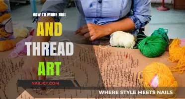 Creative Thread and Nail Art: Easy DIY Guide for Beginners