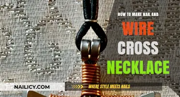 Crafting a Nail and Wire Cross Necklace: A Step-by-Step Guide