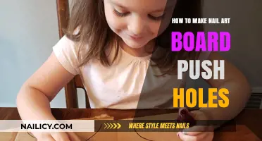 DIY Nail Art Board: Creating Perfect Push Holes Step-by-Step