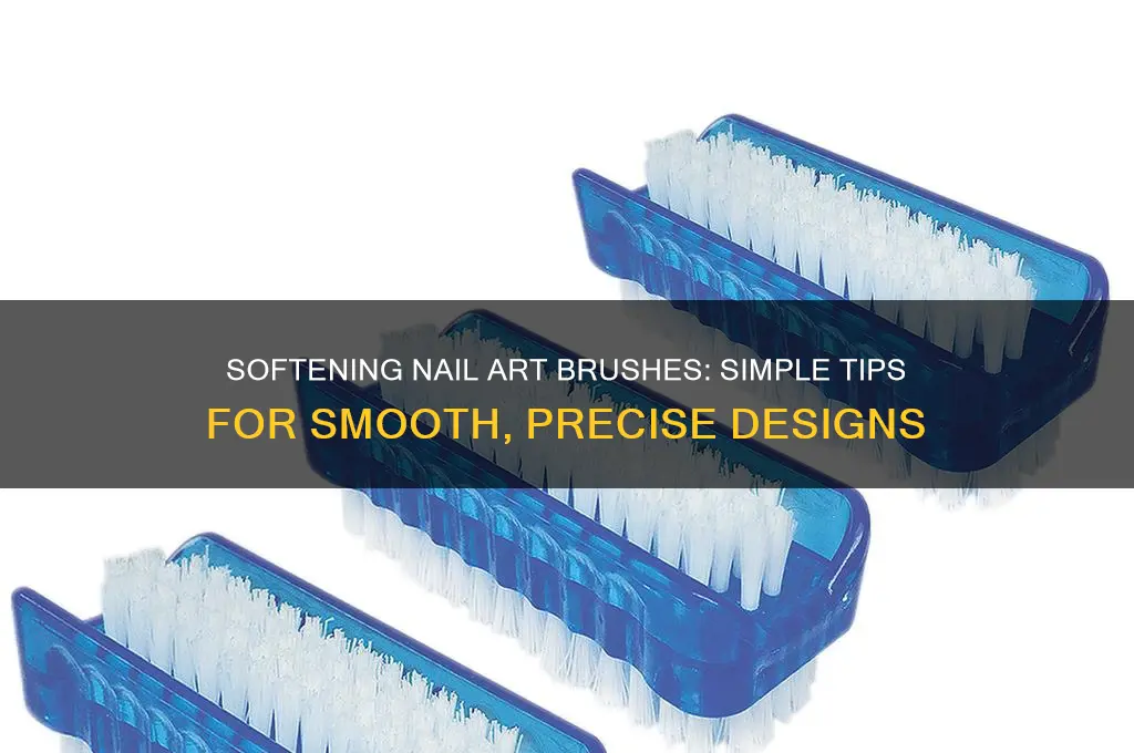 how to make nail art brushes soft