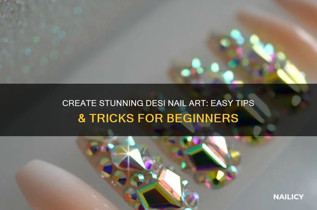 how to make nail art desi