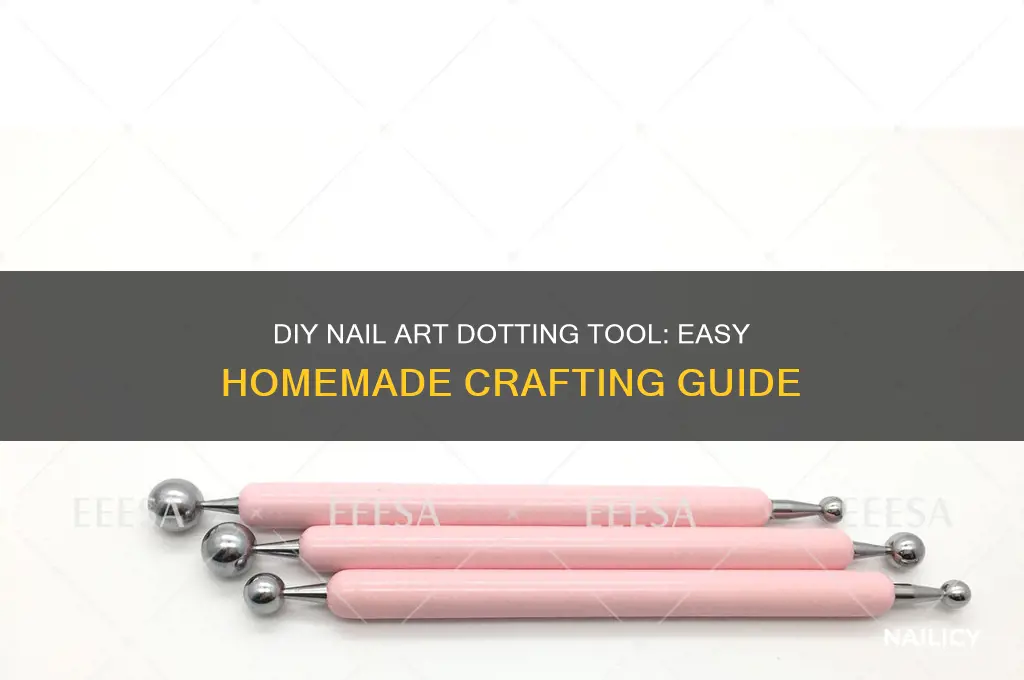 how to make nail art dotting tool