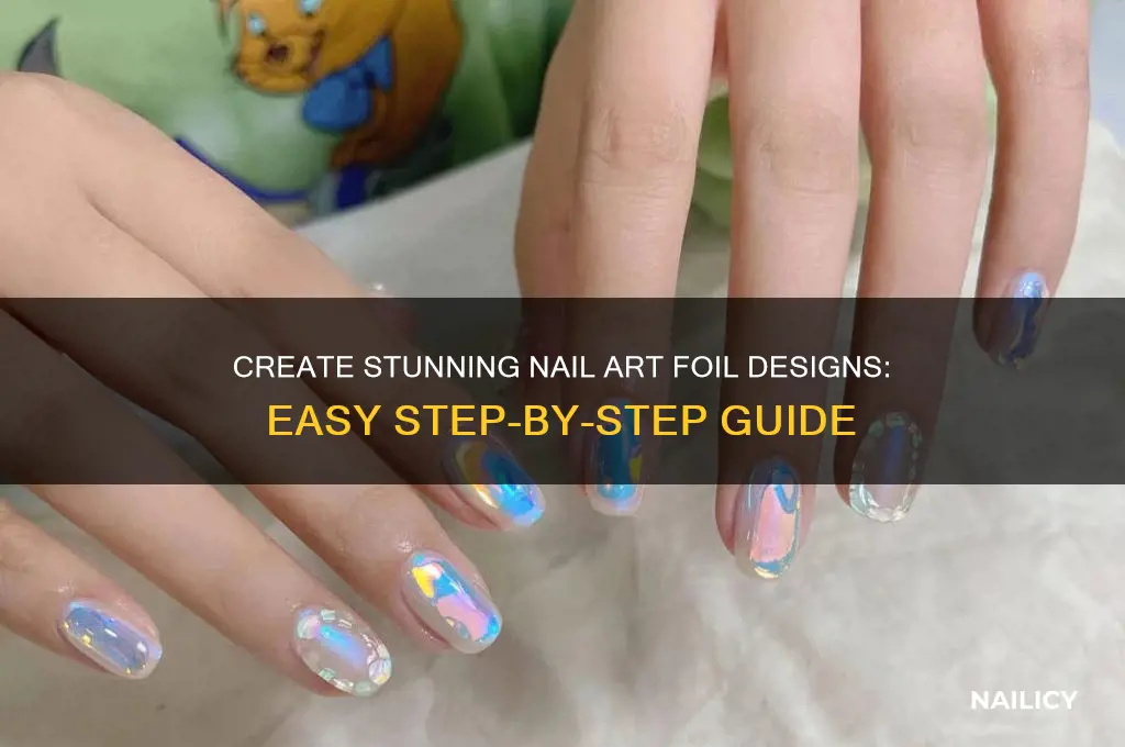 how to make nail art foil