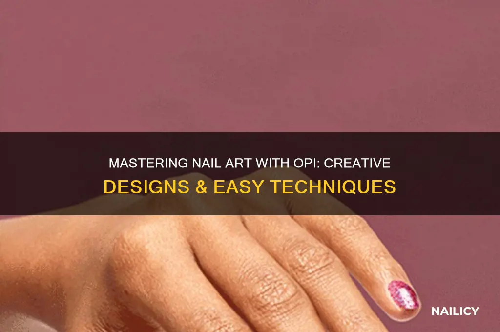 how to make nail art opi