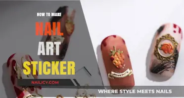 DIY Nail Art Stickers: Easy Steps to Create Your Own Designs