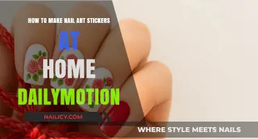 DIY Nail Art Stickers: Easy Homemade Tutorial for Creative Designs