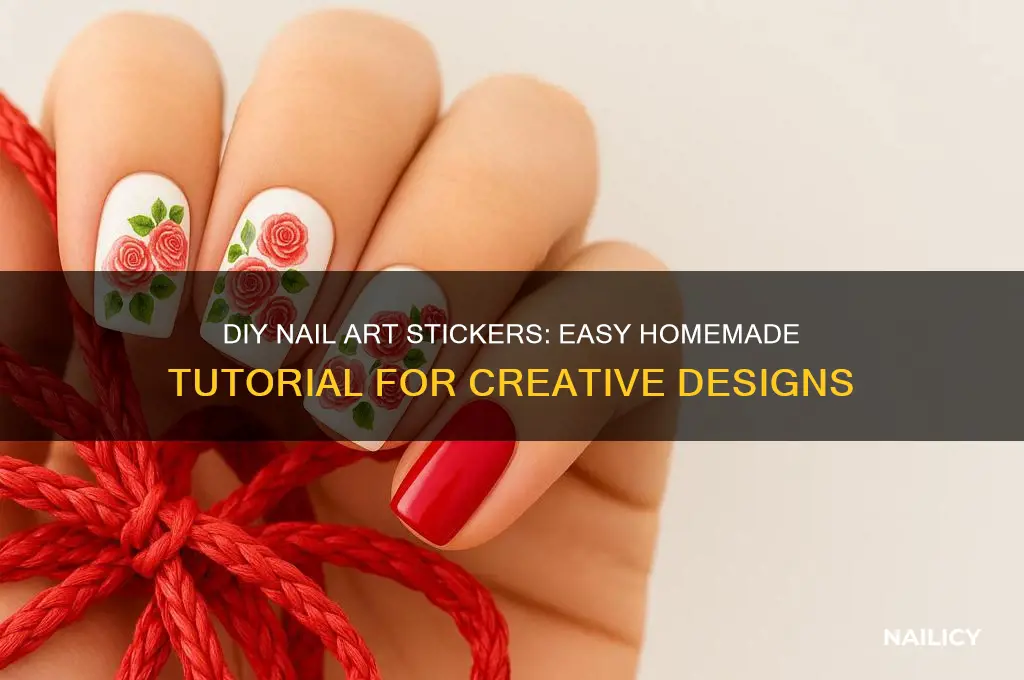 how to make nail art stickers at home dailymotion