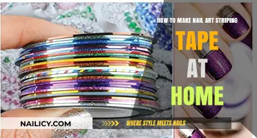 DIY Nail Art Striping Tape: Easy Homemade Crafting Guide