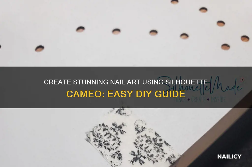 how to make nail art with silhouette cameo