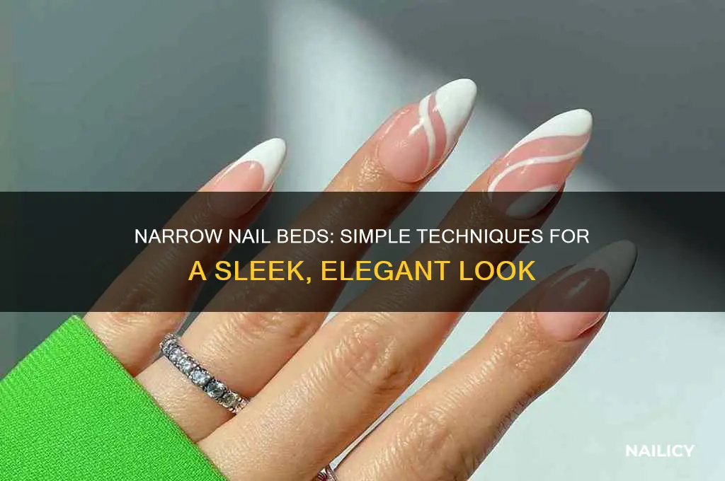 how to make nail beds narrower
