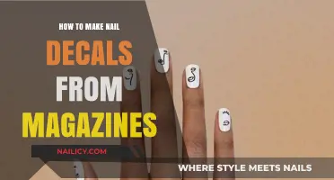 DIY Nail Decals: Upcycle Magazines for Unique Nail Art Designs
