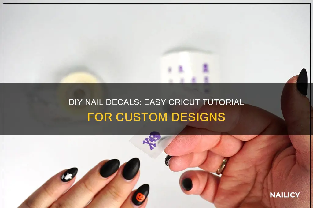 Diy Nail Decals Easy Cricut Tutorial For Custom Designs Nailicy