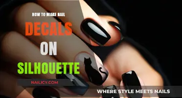 DIY Nail Decals: Crafting with Silhouette for Stunning Manicures