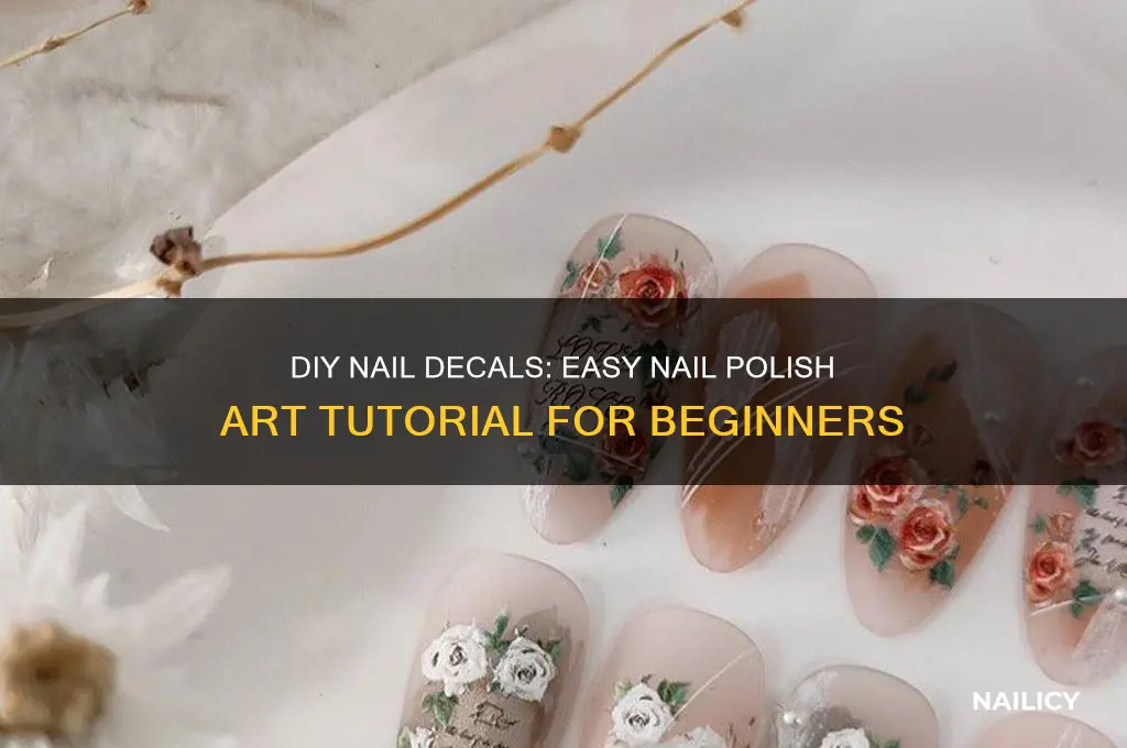 how to make nail decals with nail polish