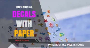 DIY Nail Decals: Crafting Unique Designs with Paper at Home