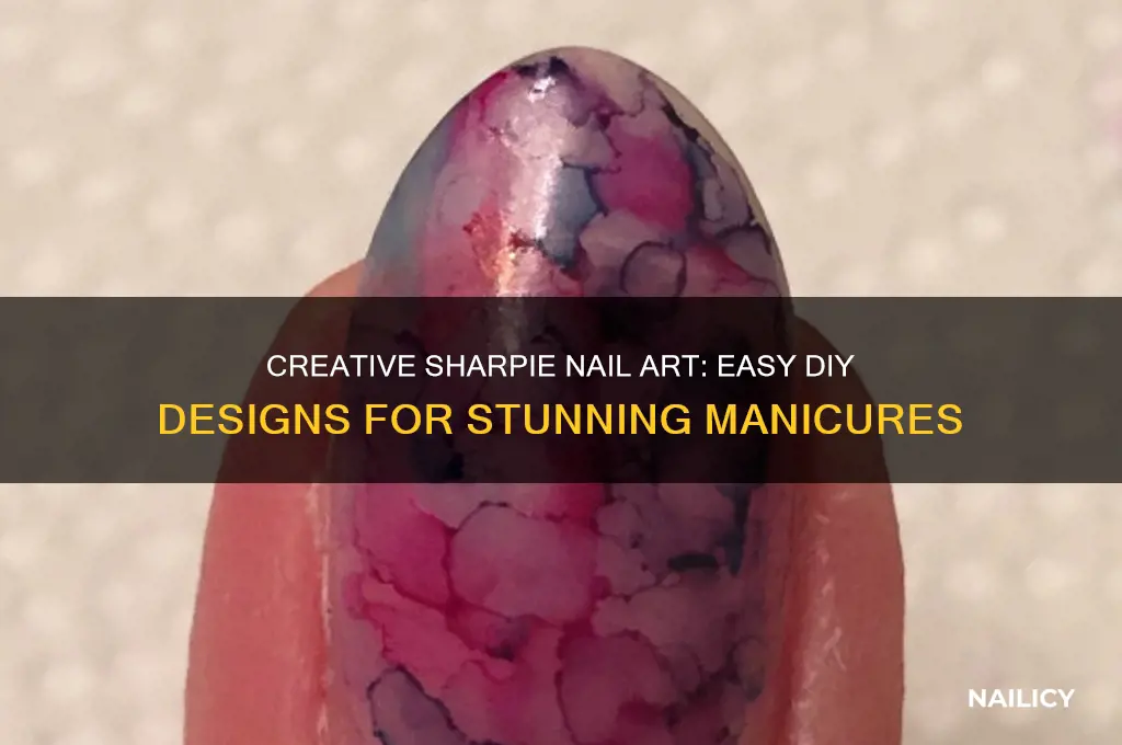 how to make nail designs with sharpie