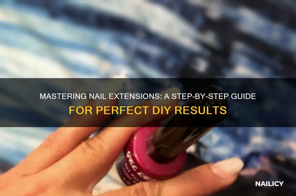 how to make nail extension