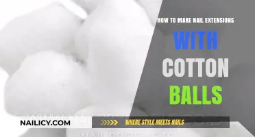 DIY Nail Extensions: Easy Cotton Ball Hack for Long-Lasting Results