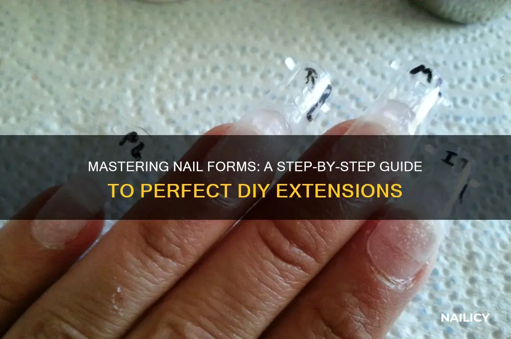 how to make nail forms