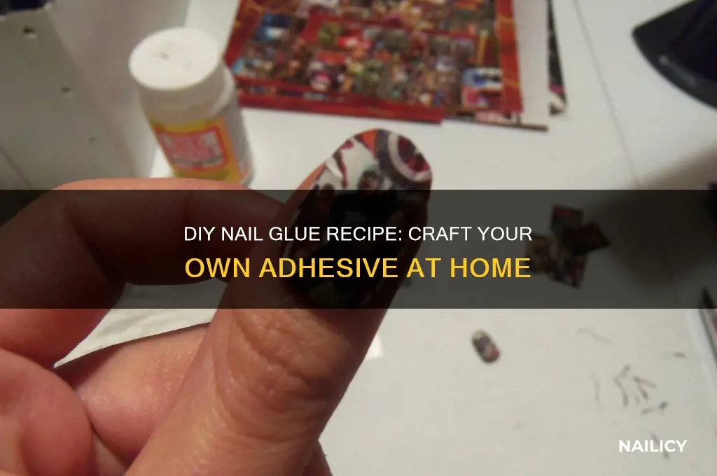 how to make nail glue from scratch