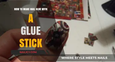DIY Nail Glue Hack: Crafting Adhesive with a Glue Stick