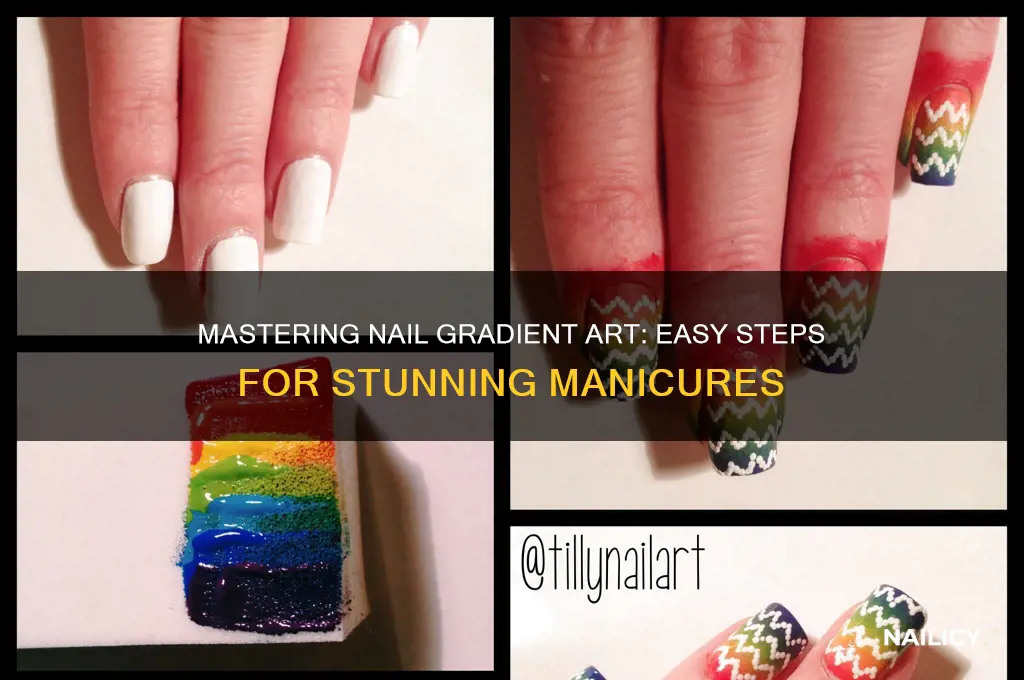 how to make nail gradient