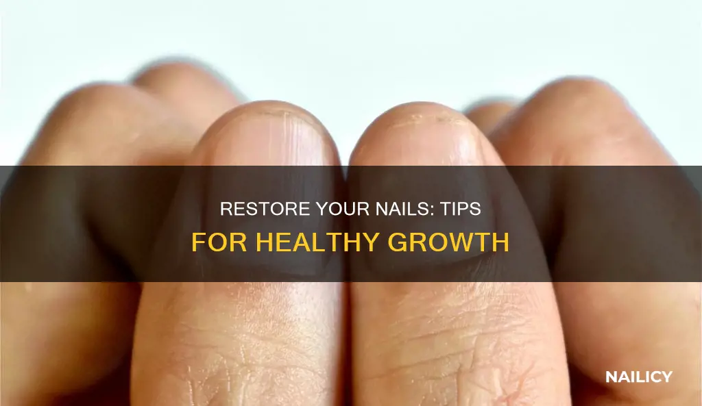 how to make nail grow back normal
