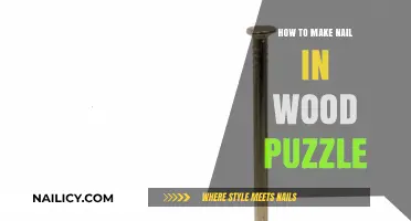 Crafting a Nail in Wood Puzzle: Simple DIY Guide
