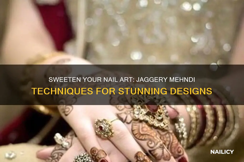 how to make nail mehndi with jaggery
