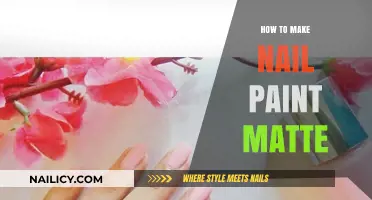 Make Your Nail Paint Matte: Quick and Easy Tricks