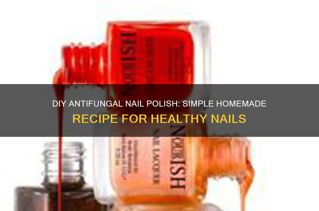 how to make nail polish an antifungul polish at home