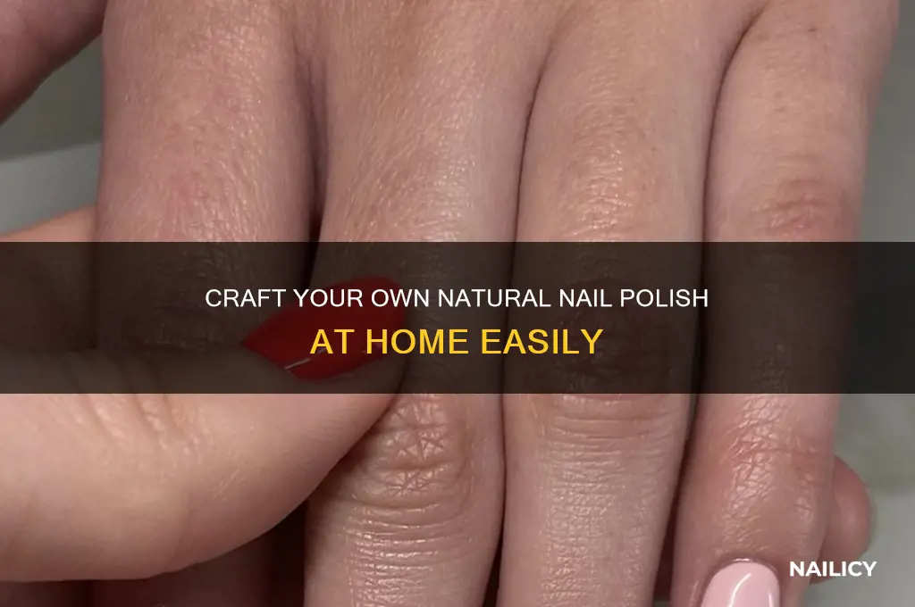 how to make nail polish at home naturally