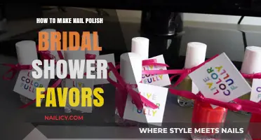 DIY Bridal Shower Favors: Crafting Elegant Nail Polish Gifts