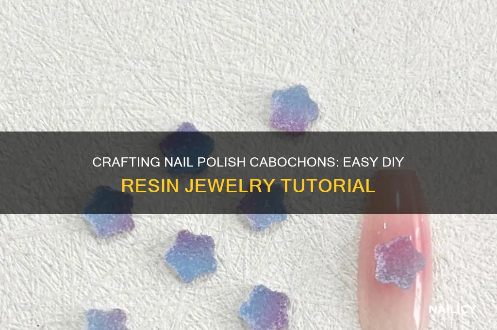 how to make nail polish cabochons