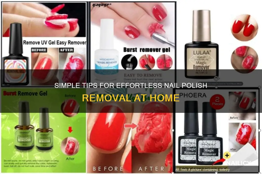 how to make nail polish come off easier