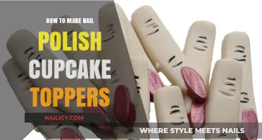 Create Edible Nail Polish Cupcake Toppers: A Fun DIY Tutorial
