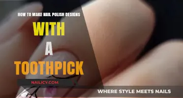 Creative Toothpick Techniques for Easy DIY Nail Polish Designs