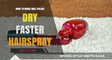 Quick-Dry Nail Polish Hack: Using Hairspray for Faster Results