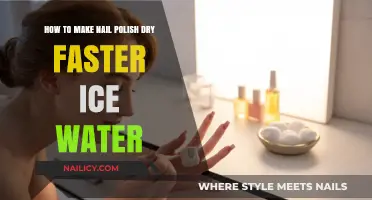 Quick Dry Nail Polish Hack: Ice Water Trick for Faster Results