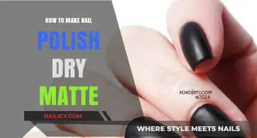 Achieve Matte Nails: Quick Tips for Drying Nail Polish Dull