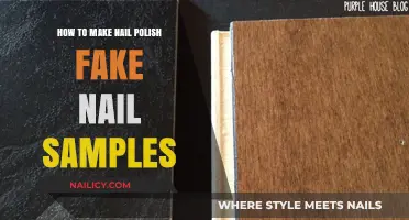 DIY Nail Polish Samples: Create Fake Nails Easily at Home