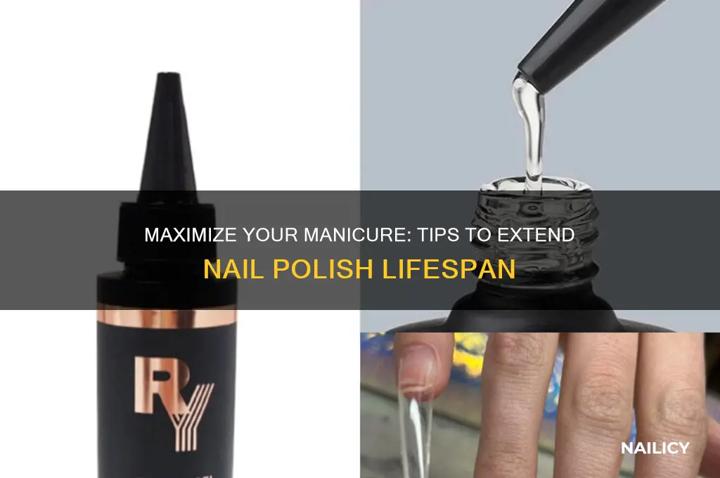 how to make nail polish go further