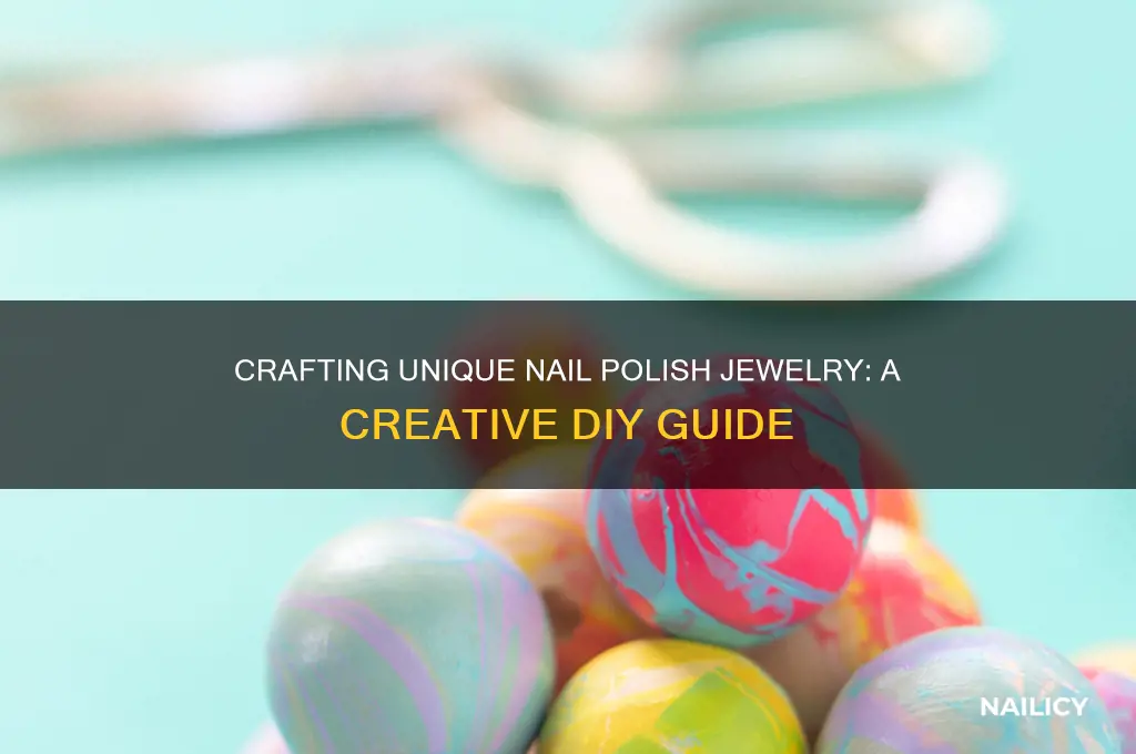how to make nail polish jewelry